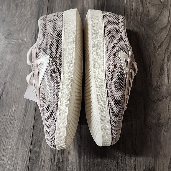 NEW Tretorn Womens 8.5 Diamond Back Nylite Plus Snakeskin Leather Lace Up - Picture 7 of 8